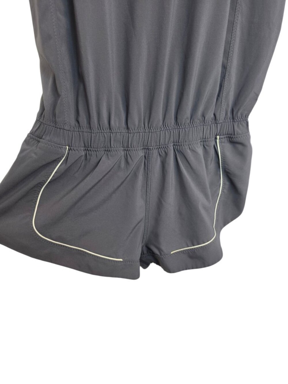 Lululemon Runsie Romper, One Piece, Grey, Lined Shorts, Lightweight - Picture 8 of 10